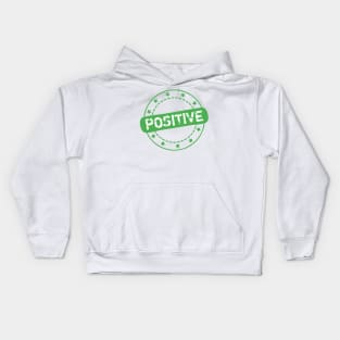 Positive Stamp Icon Kids Hoodie